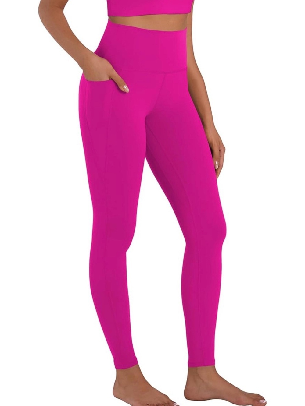 NWT!! High-Waist Pocket Leggings in Fuchsia
$30 Retail - Picture 10 of 10